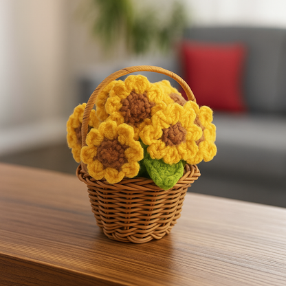 Ganchillo de Flores Hecho a Mano