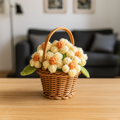 Ganchillo de Flores Hecho a Mano