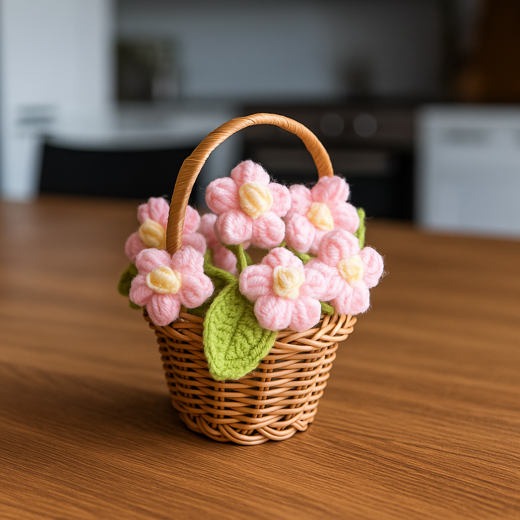 Ganchillo de Flores Hecho a Mano