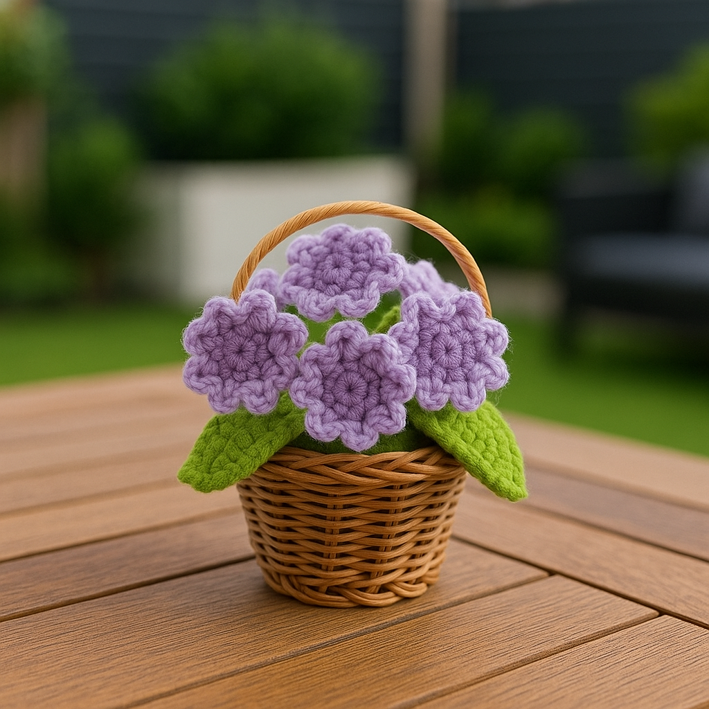 Ganchillo de Flores Hecho a Mano