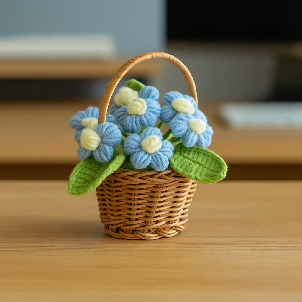 Ganchillo de Flores Hecho a Mano