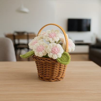 Ganchillo de Flores Hecho a Mano